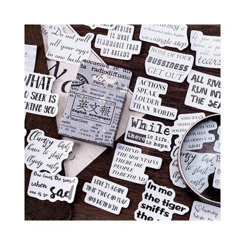 45pcs/box Kawaii Stickers Cute Planner Scrapbooking Paper Stickers Label Diary Album Stickers