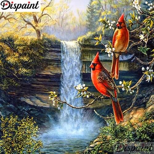 Dispaint Full Square/Round Drill 5D DIY Diamond Painting "Animal bird landscape" 3D Embroidery Cross Stitch 5D Home Decor A18941