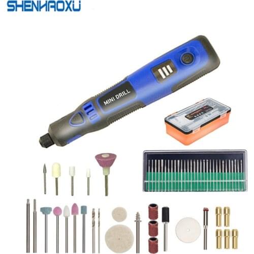 Cordless Mini Drill Engraving-Pen Dremel-Tools Accessoraies-Set Adjustable Grinding 3.6V With Multifunction Home Diy
