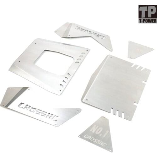 Stainless Steel Body Armor Metal Car Shell Armor With CROSS RC 1/7 UT4 Protective Rc Car Kit