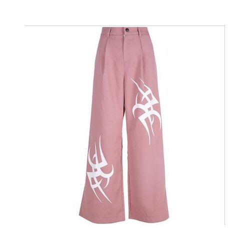 2020 Punk Gothic pant Harajuku Pentagram pant Long Sleeve Autumn Hollow Out Patchwork trouser Vintage palazzo pants