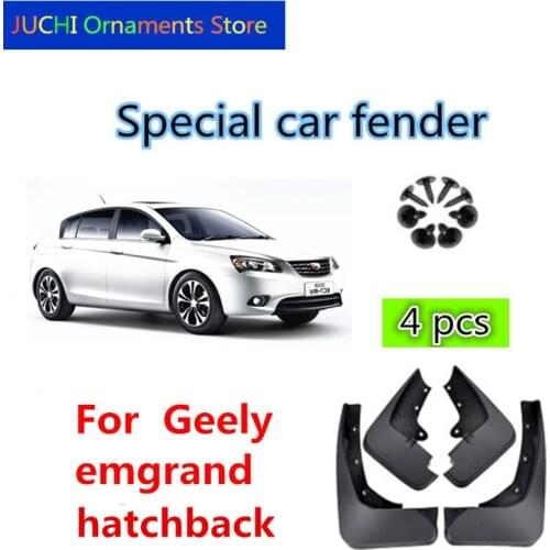 Car Fender Mudguard Splash Flaps Mud Guard Mudflap Accessories for Geely emgrand hatchback, Geely emgrand EC7RV , EC715RS