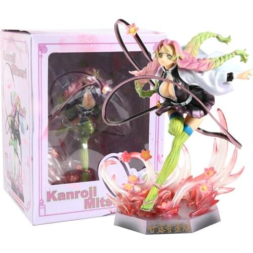 Demon Slayer Kanroji Mitsuri GK Statue Collectible Figure Model Toy Brinquedos Gift