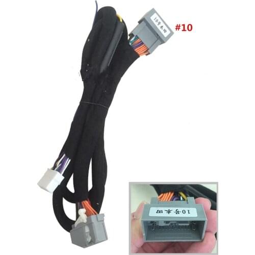 DSP Special Wiring Car Lossless Digital Power Amplifier Line 10 Connector 1.5 Meters Fuse is 15A