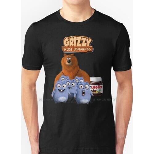 Grizzy And Lemmings T Shirt 100% Pure Cotton Grizzy Bear Youtube Kids Tv Cocomelon Baby And Happy Birthday Tuddlers
