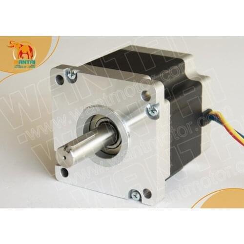 Use for engraving machine】Wantai CNC Nema34 stepper motor4N-m(565oz-im) 78mm 4A 12.7key CE ROHS ISO CNC Router Mill Cut Laser