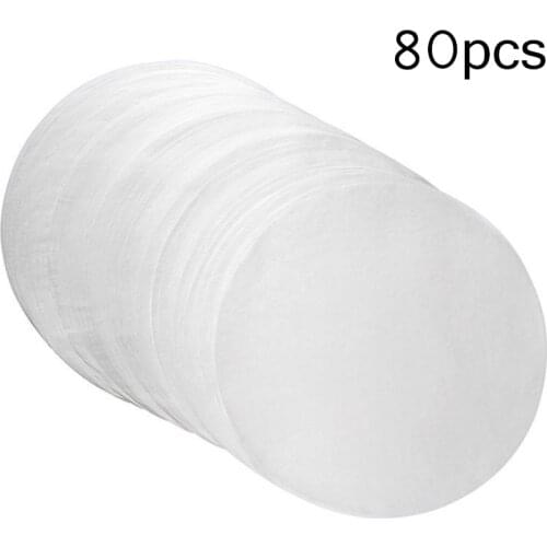 40pcs/80pcs 11cm Round Baking Paper Circle Parchment Paper Liner BBQ Oven Patty Hamburger Paper Cake Non-Stick Baking Tool