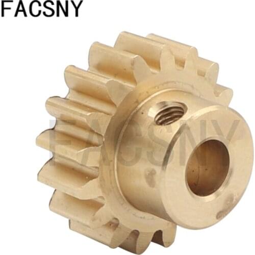 Brass Motor Gear Gold Suitable for 1/10 AXIAL RBX10 Ryft RC Tracked Car Parts Upgrade Accessories