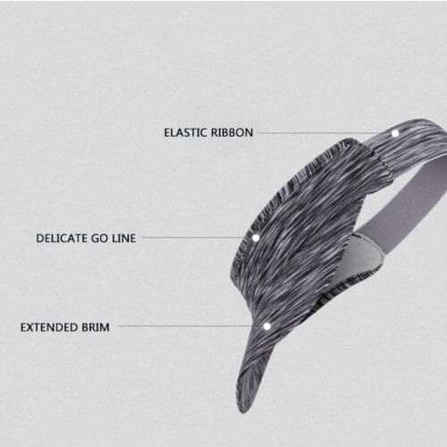 Summer Women Sun Visor Fashion Golf Outdoor Sports UV Sunscreen Hat Empty Top Peaked Cap