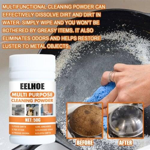 Multifunctional Cleaner Cleaning Decontamination Powder Household Kitchen Stone Clothes Cleaning Deep Stain Remover Soda Powder