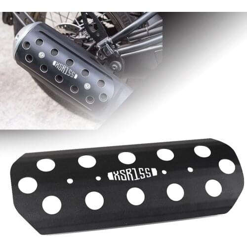 Motorcycle CNC Auminum Exhaust Shield Muffler Pipe Protector Cover Heat Shield For YAMAHA XSR 155 XSR155 LOGO 2019 2020 2021