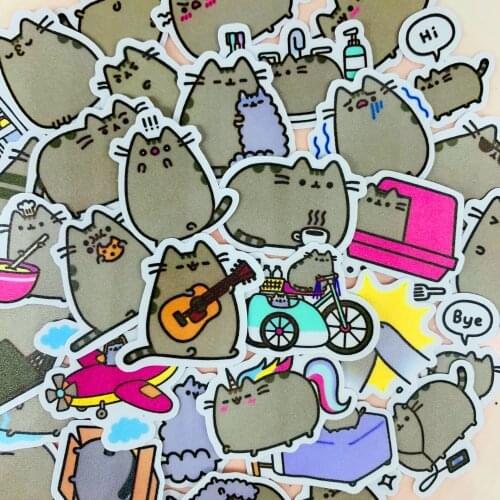 40 pcs Cute cat sticker for Halloween kid homemade book stickers on laptop / decorative scrapbooking