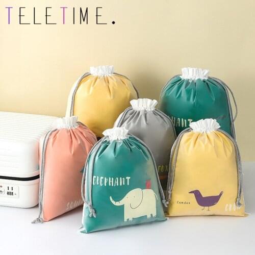 New Waterproof Drawstring Underwear Shoes Bag Travel Storage Pouch Travel cosmetic Storage Bags Sundries Organizer For Cloth Bag