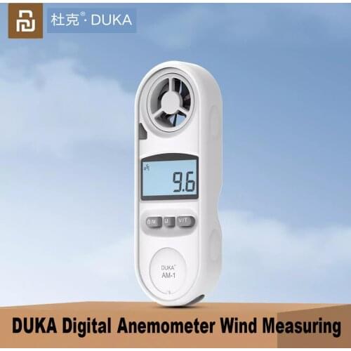 New Product XIAOMI Duka AM-1 Digital Anemometer Air Flowmeter High-precision Measurement of Air Flow Anemometer Test Hand