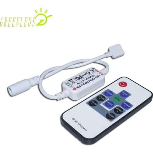 LED RF remote 10 keys RGB Color Controller DC5-24V 6A JM-RFMINIS-03 Controller with One Year Warranty