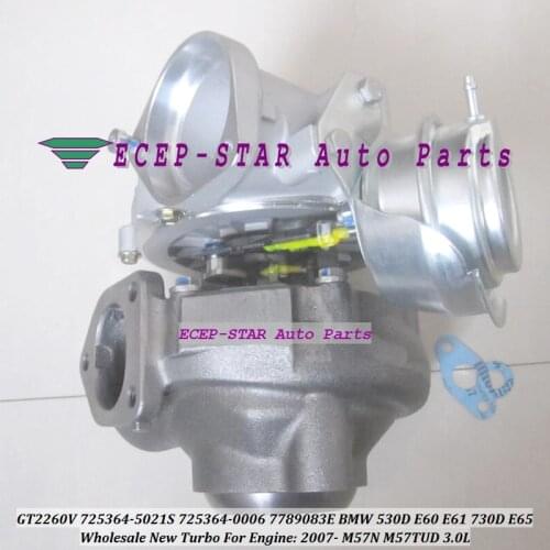Turbo GT2260V 725364 725364-0018 725364-5018S 725364-0021 7789083H 7789083J 11657789081G For BMW 530D E60 E61 730D E65 M57N 3.0L