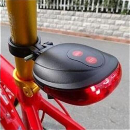 Bicycle Lamp Laser Lane Safety Rear Tail Light Led Light