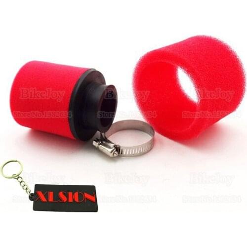38mm Sponge Foam Air Filter Cleaner Red for 50cc CRF50 XR50 Pit Dirt Bike ATV Quad Go Kart Mini Motocross Motorcycle