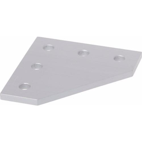 1pc 5 Hole 90 Degree Joint Board Corner Angle Bracket For 2020 Aluminum Profile 3D Printer Frame