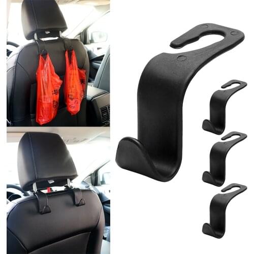 4Pcs/set Car Clips Seat Back Hooks Auto Fastener Clip Car-styling Stowing Tidying Interior Accessories Headrest Mount Storage