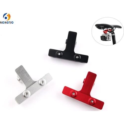 Bike Clip Aluminum Bicycle cushion clip base mount For GoPro Hero 8 7 6 5 4 Xiaomi Yi Dji Osmo Action Camera Accessories