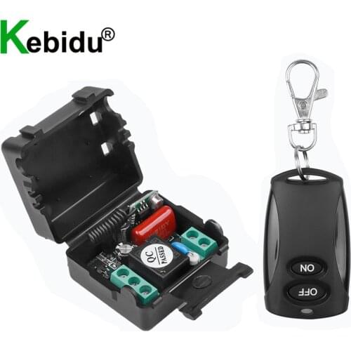 433MHz Lamp Wireless Remote Control Switch ON/OFF 433 MHz 110V 220V Remote Control Receiver Transmitter For Led Lights Bulb DIY