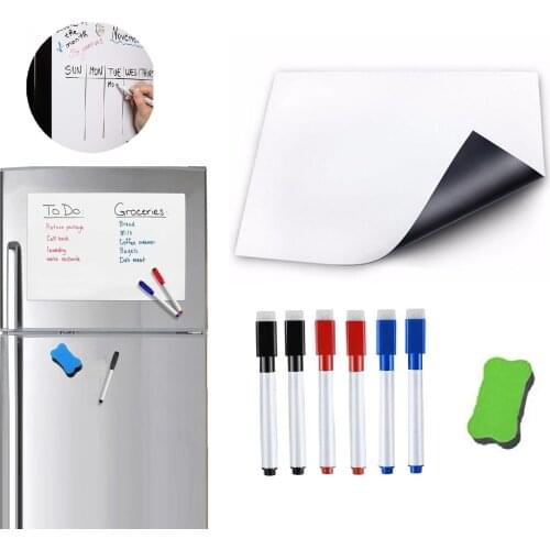 A2 A3 A4 Size Magnetic Dry WIPE Whiteboard Sheet Magnetic Planner To Do List Note Grocery List Message Board Writing Pad Marker