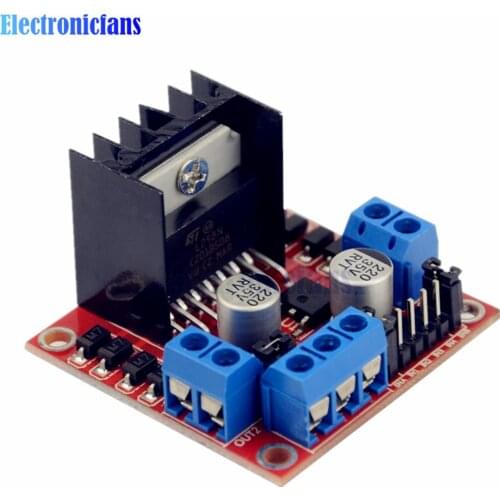 5Pcs/Lot Dual Channel H-Bridge Motor Driver Board L298N DC Stepper Motor Driving Module 5V 2A For Arduino