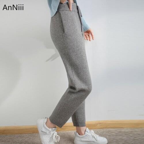 GLIRUIS Women's Knitted Trousers