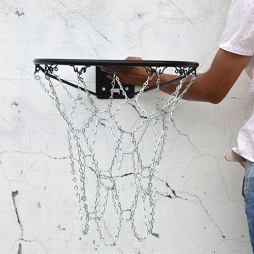 High Performance Metal Chain Link Basketball Net for Standard Indoor Or
