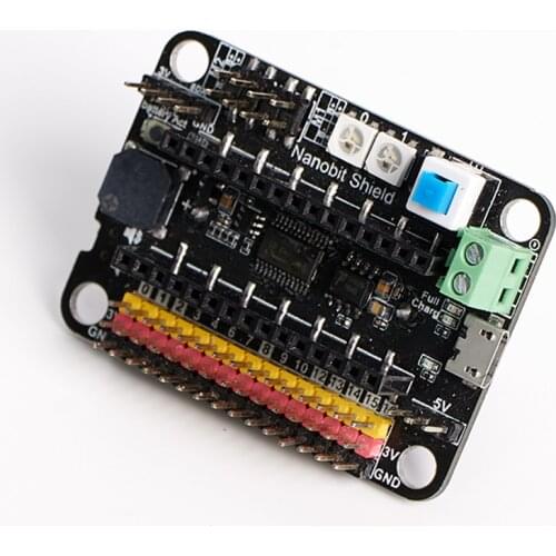 Nanobit Shield(without Battery ) Motor Driven Shield Vehicles & Remote Control Toys building blocks