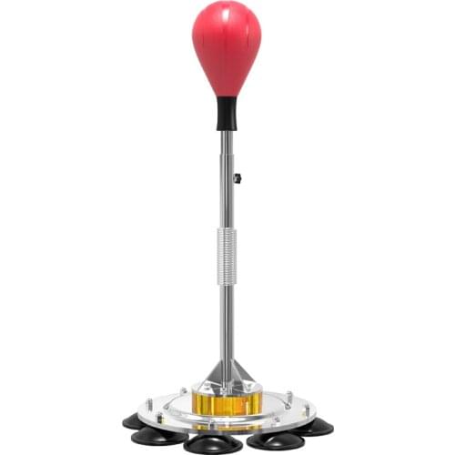 Standing Punching Bag Adult Children Adjustable Height Boxing Training Bag Suction Cup Base Tumbler Sandbag Vertical Speed Ball