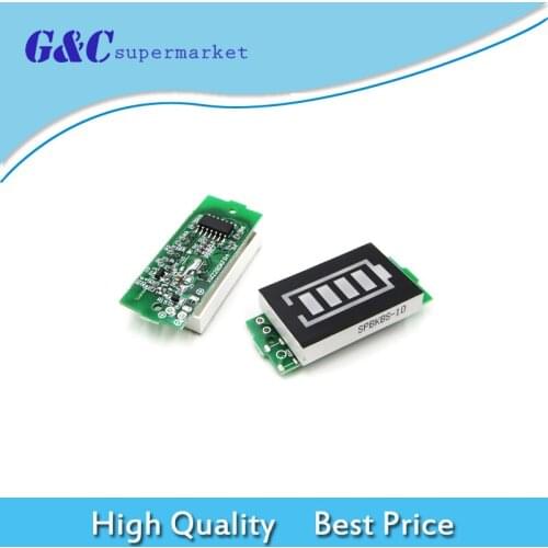 New 4S 4 Series Lithium Battery Capacity Indicator Module 16.8V Blue Display Electric Vehicle Battery Power Tester Li-po Li-ion