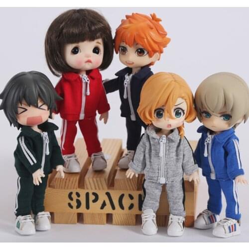 OB11 Doll Clothes 1/12 Bjd Doll Clothes Casual Sportswear Clothes For Dolls OB11