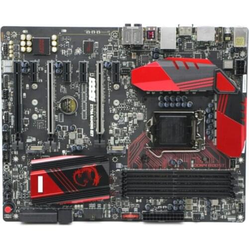 Original MSI motherboard for Z170A GAMING M7 LGA 1151 DDR4 for I3 I5 I7 14nm CPU USB3.0 USB3.1 64GB Z170 M.2 desktop motherboard