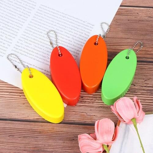 Foam Floating Buoyant Keychain For Water Sports Boat Swimming Oval Keyring Key Kayak Canoe Rafting Surf Accessory