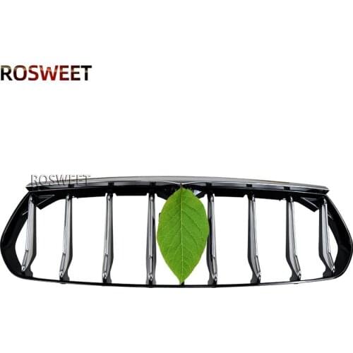 Front Bumper Grille Grill For Chrome Plating Grill Fit For LEVANTE Car Accessory Front Grille Upper Radiator Mesh Grill