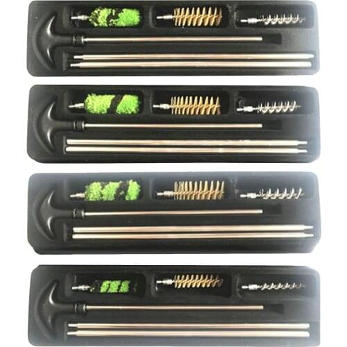 Gun Rifle Barrel Cleaning Kit /Air Rifle, pull through brush