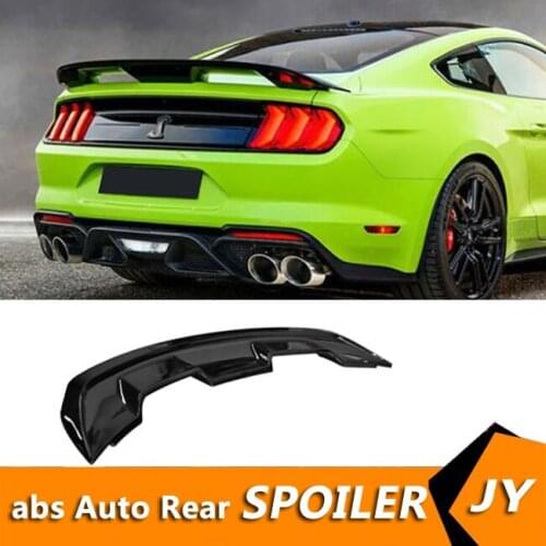 For Mustang Spoiler 2015-2020 Ford Mustang GT500 GT350 Spoiler GDK ABS plastic Material Car Rear Wing Color Rear Spoiler