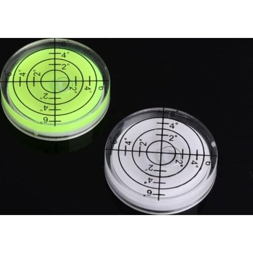 32x7mm Bulls-eye Bubble Degree Marked Surface Level For Camera Circular