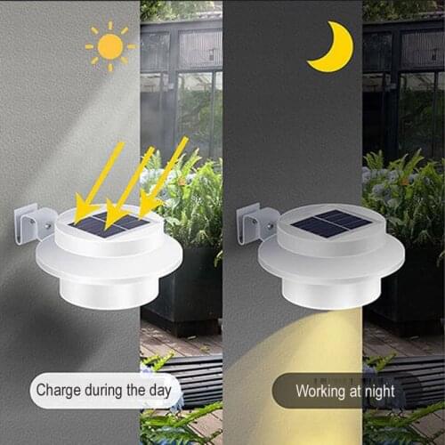 High quality LED Solar Light Outdoor Waterproof LED Solar Lamp wall light Park lamp Yard lamp Garden Path Led Wall Lamp 5pcs/lot