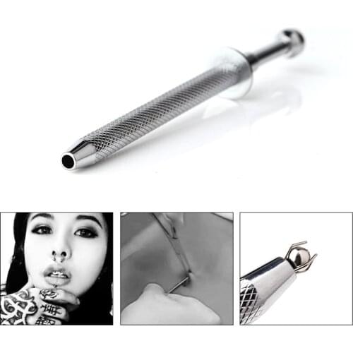 1PC Professional Stainless Steel 4 Prong Grab Ball Catcher High Quality Pick-up Catcher Tool Body Piercing Tool Tattoo supplies