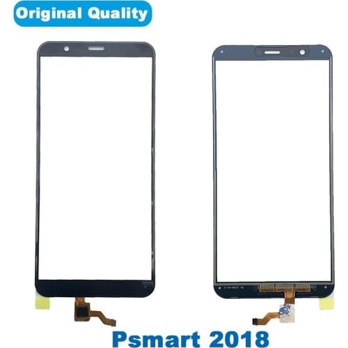 1PCS Outer Screen For Huawei P Smart 2018 5.65 inch Digitizer Sensor Front Touch Panel LCD Display Out Glass Cover Repair Parts