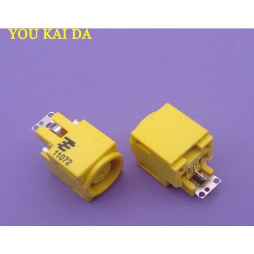 10pcs/lot DC Power Jack repair for Lenovo ThinkPad SL400 SL500 SL300 E40 E50 X200 X6 X200 X201 X220 E420S E430S DC Jack Yellow