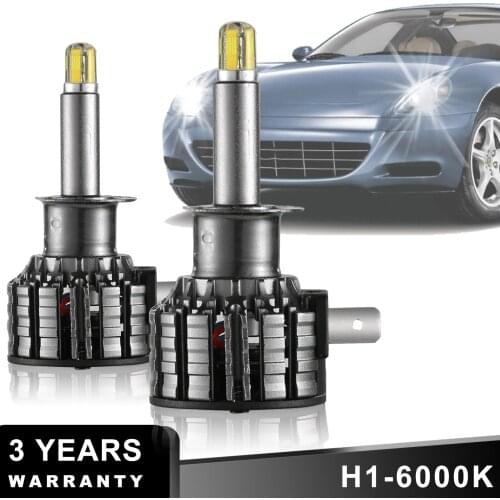 2pcs 60W 12000LM Canbus LED Headlight Bulbs H1 H7 H11 9005 9006 9012 G11 Car Headlamp 6000K High Brightness Car Fog Light Bulbs