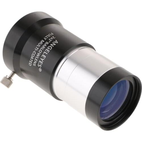 2X Barlow Lens Eyepiece for Celestron Orion 2'' Universal Refractor Reflective Astronomy Telescope Accessory