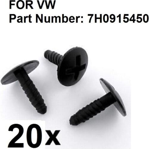 20x For VW Volkswagen T5 Transporter LT Headlight Engine Battery Grille Cover Screws 7H0915450
