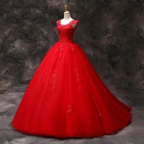 ANGELSBRIDEP Cap Shoulder Ball Gown Quinceanera Dresses 2021 Court Train Robe De Bal Charming Appliques Vestidos De 15 Anos
