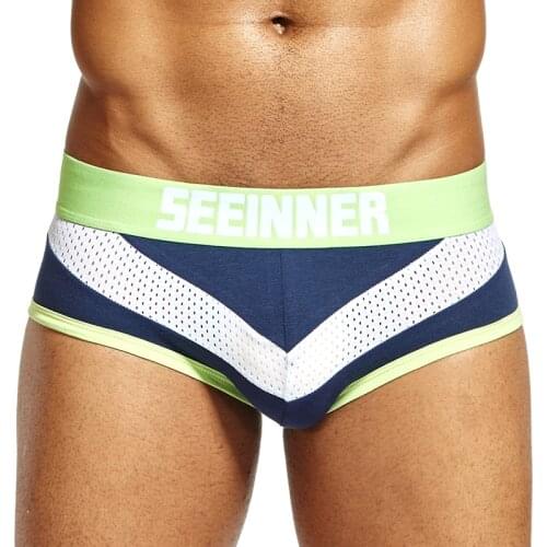 Men Boxer Underwear Cueca Masculina Mesh Breathable Comfortable Underpants Calzoncillo Men Boxer Shorts Male Panties