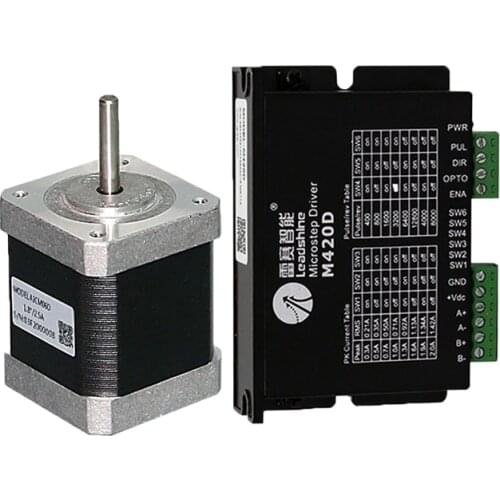 Nema 17 Open Loop Stepper Motor Driver 2.5A 0.45N.m M420D 0.3A-2.2A for CNC Engraving Milling Machine